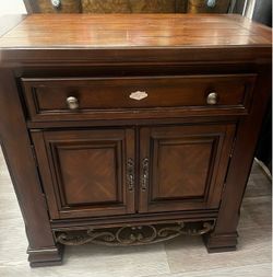 Brown wooden dresser