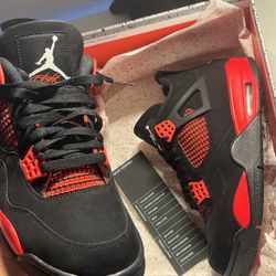jordan 4 red thunder 
