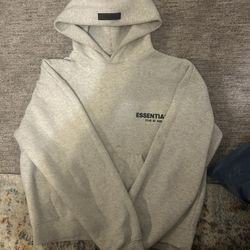 Light Oatmeal Essentials Hoodie 