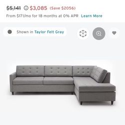 Joybird Eliot Bumper Sleeper Sofa