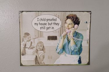 Wall Art, Metal Sign, Decor Print Tin Sign,