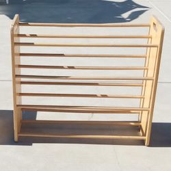 Wooden Shoe Rack