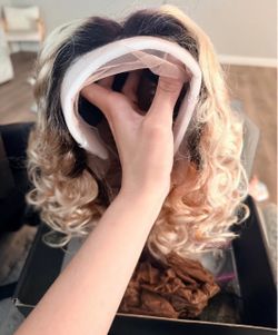 Ombre Curly Lace Front Wig