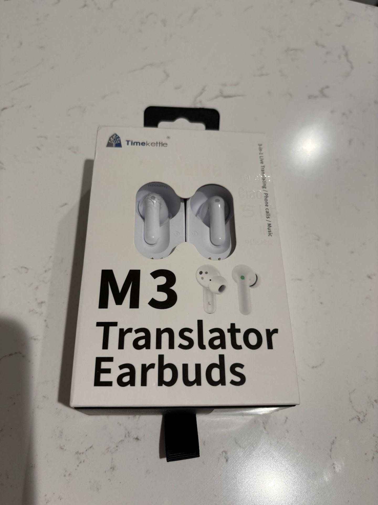 Timekettle M3 Translator Earbuds – New / Sealed (White & Black)