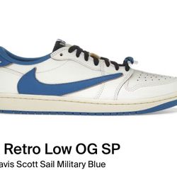 Jordan 1 Low Fragment Travis Scott