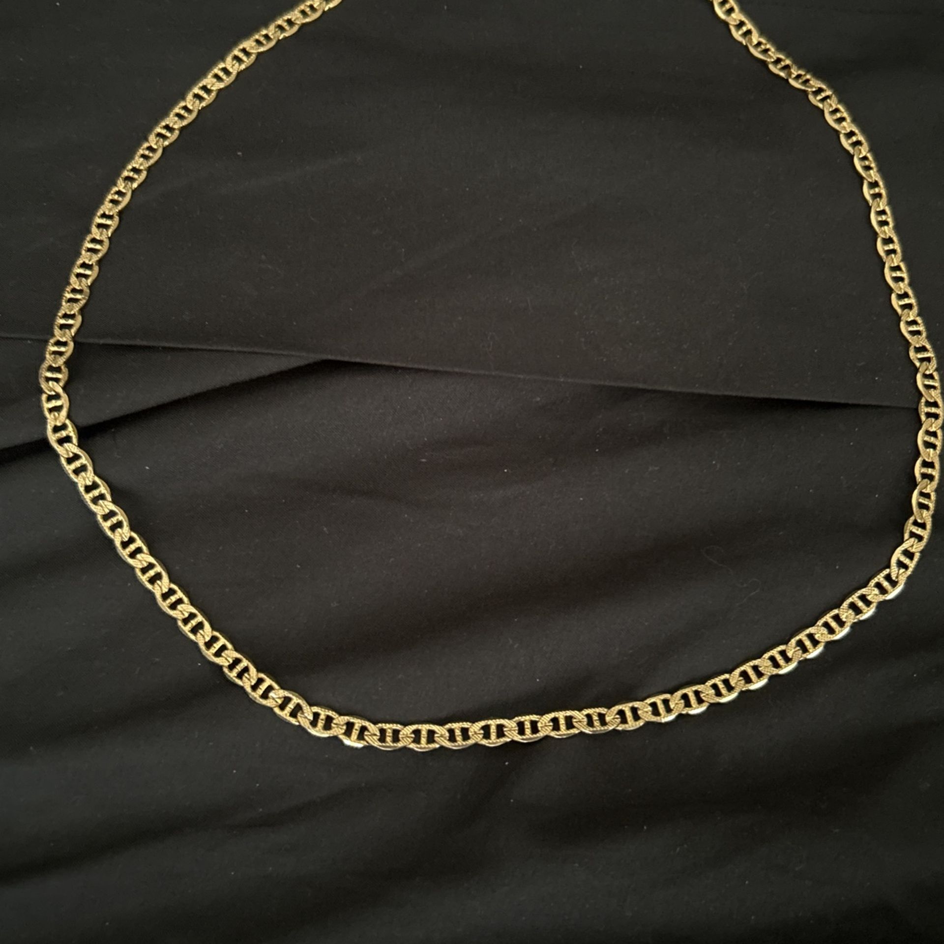24” Mariner Link Chain Necklace 14K Yellow Gold
