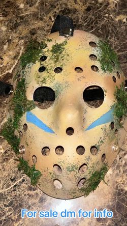 Jason Voorhees Hockey Mask Costume Prop