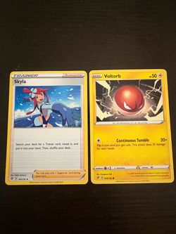 Pokémon TCG Skyla & Voltorb Card Lot