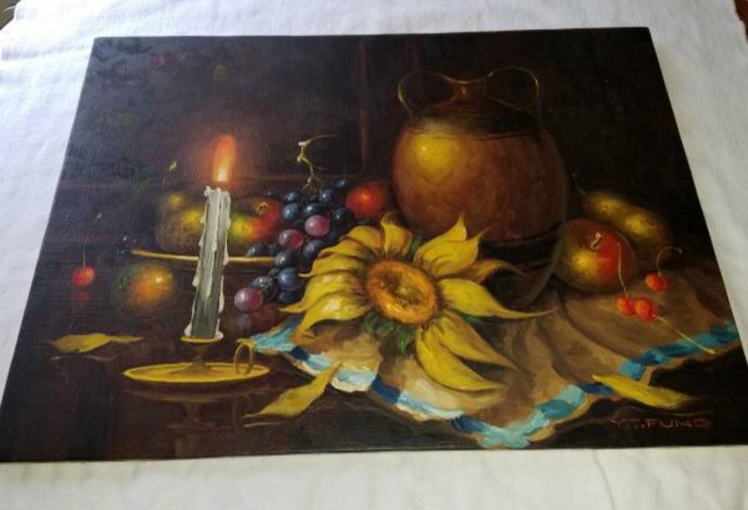Painted by the Professor of Art at the Shanghai University