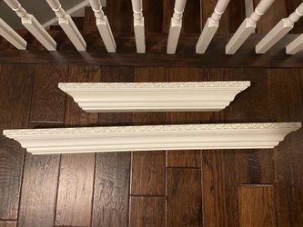Shelf white pair