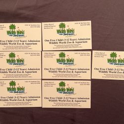 Wildlife World Zoo One Free Child Ticket