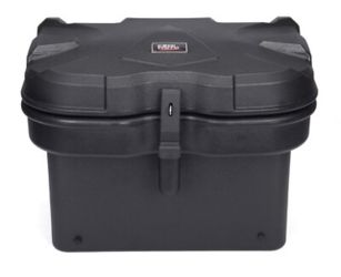 Kemimoto aftermarket cargo storage box designed for UTVs like the Polaris Ranger.