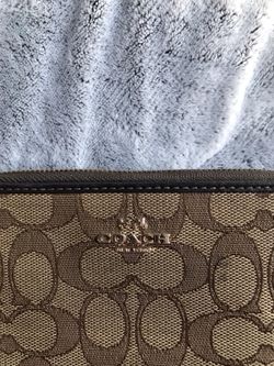 Authentic coach wrist wallet