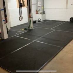 NEW PREMIUM COMMERCIAL GYM MAT - 6' x 4' x 3/4' - SOLID RUBBER - FREE DELIVERY 25 MILES OF 60173
