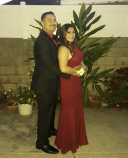Burgundy Dress