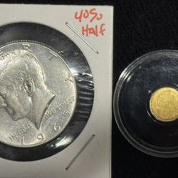 Gold Coin & Silver Coins 