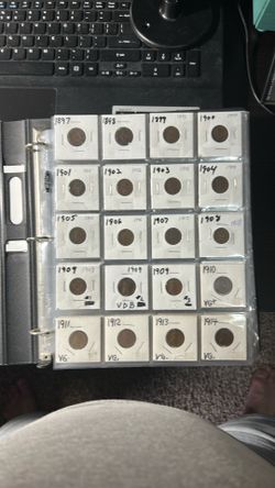 1897 to 1937  penny collection
