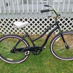 26-in Beach Cruiser Bike Ready To Ride With New Chain