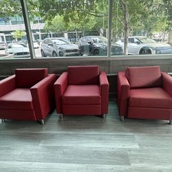 Atlantic Faux Leather Lounge Chair