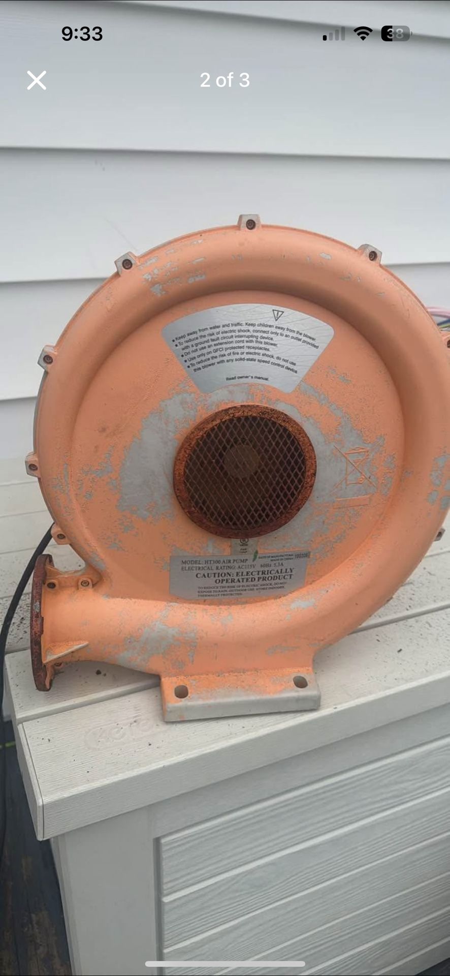 Air Pump For Bounce House