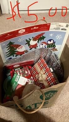 Bag of (mostly) Christmas decor