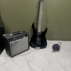 Jackson JS11 Guitar + AMP + Cable 