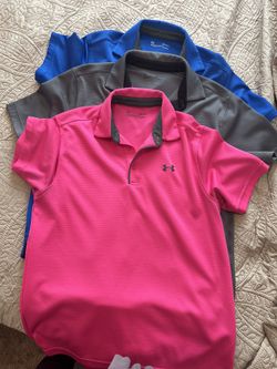 Men’s Under Armour Golf Shirts MEDIUM