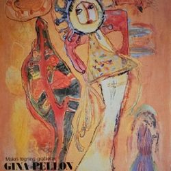 Gina Pellon. Maleri-tegning-grafikk Av. Galleri Riis