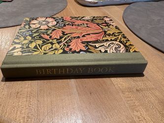 Metropolitan Museum of Art Birthday Book 1977 Planner William Morris Cover Art