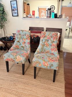 $50 for two floral chairs!