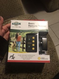 Dog training collar