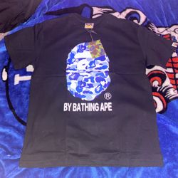 Blue Camo Bape Tshirt