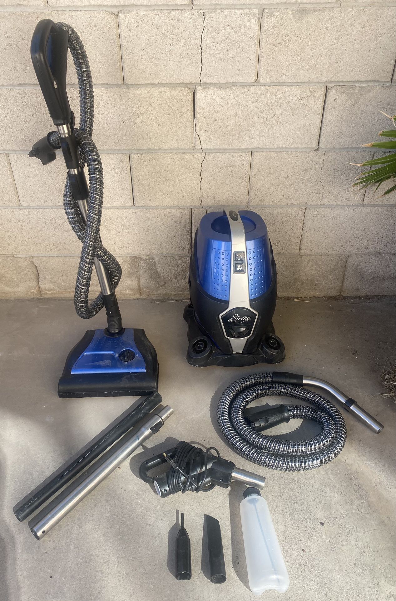Sirena Bagless Vacuum Cleaner Premium Pack Water Filtration Vacuum