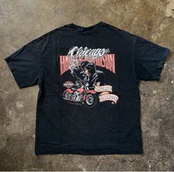 Vintage Harley-Davidson Chicago Illinois Graphic pocket T-Shirt