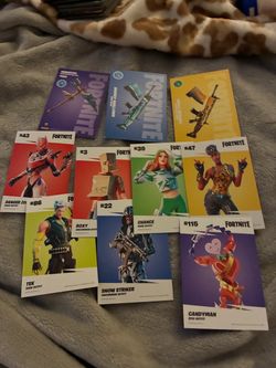 Fortnite Trading Cards Lot of 10
