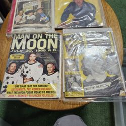 8 In Lot 3 Pictures & 4 MAGAZINE 1 Little Hardcover Book 