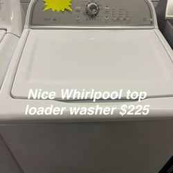 Nice Whirlpool Top Loander Washer 