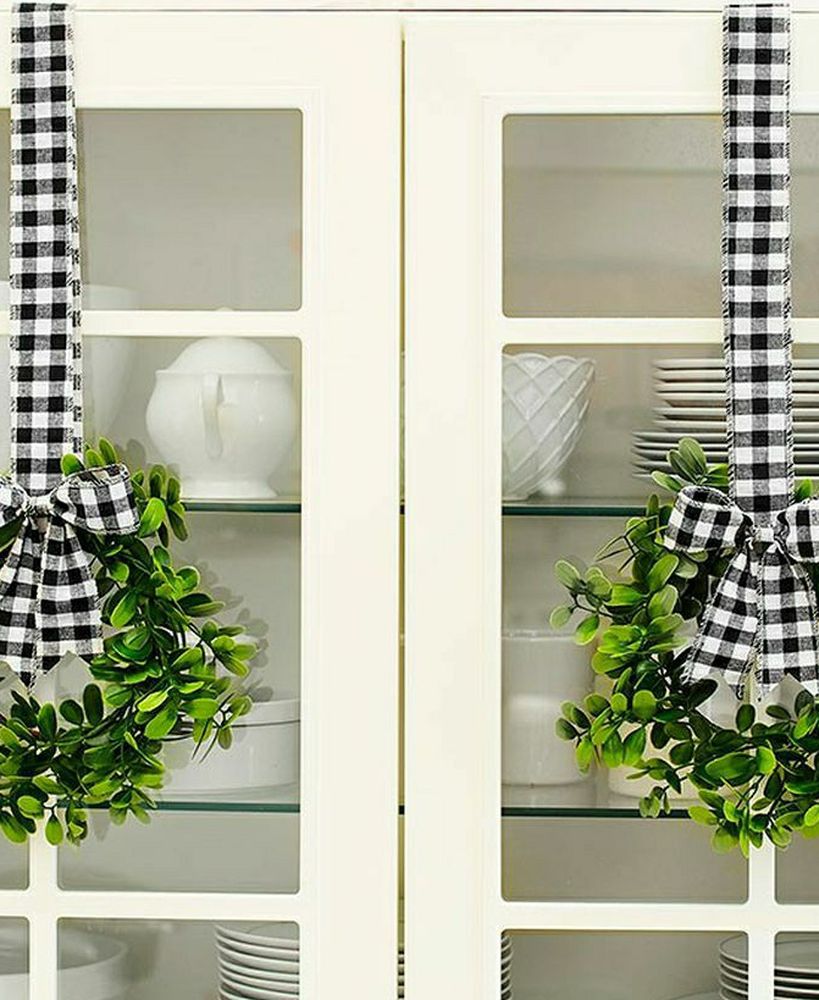 Buffalo plaid Wreath Set