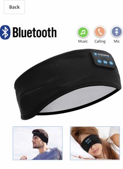 Sleep Headphones Bluetooth, Voerou Wireless Headband Headphones Sports Sweatband with Ultra-Thin HD Stereo Speakers for Sleeping,Workout,Jogging,Yoga