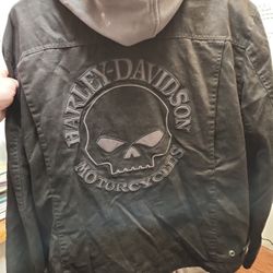 Clothe Black Harley Davidson Riding Jacket 