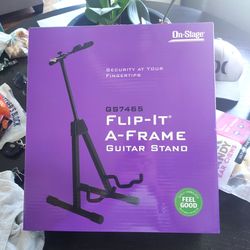 On-Stage GS7465 Flip-It A-Frame Guitar Stand
