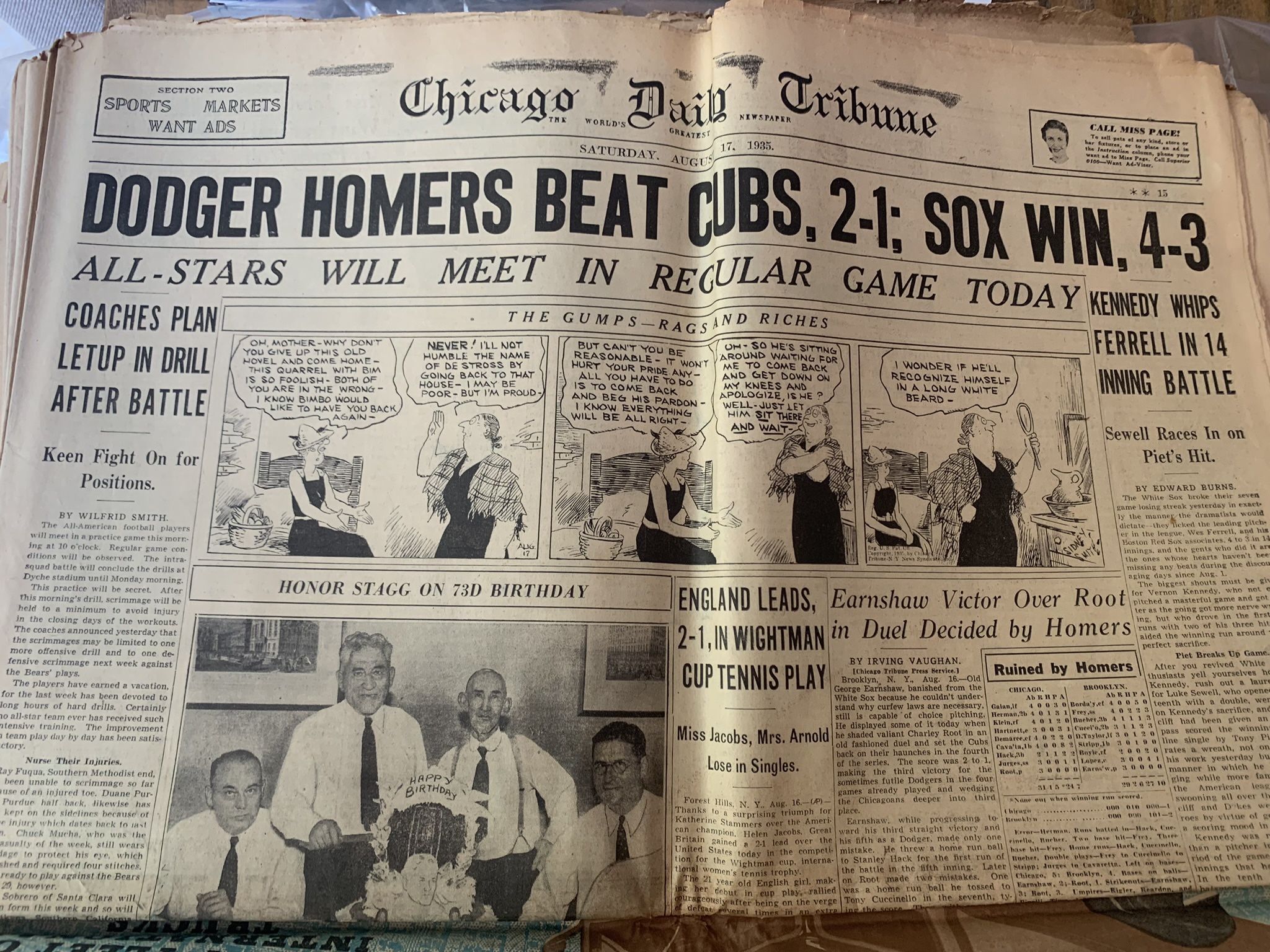 Old Newspapers From The 20s, 30s, 40s