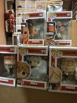 Chainsaw Man Funko pop set
