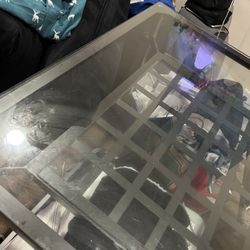 Rectangle Glass Dining Table