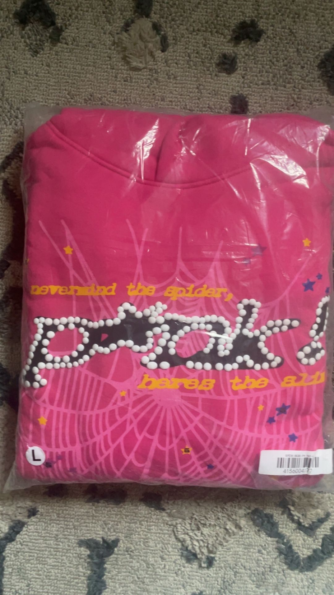 P⭐️nk sp5der hoodie brand new