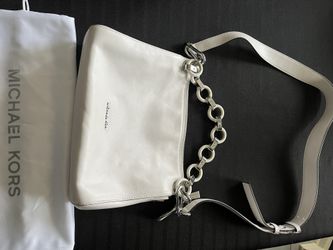 Michael Kors Light Beige Crossbody Leather Bag