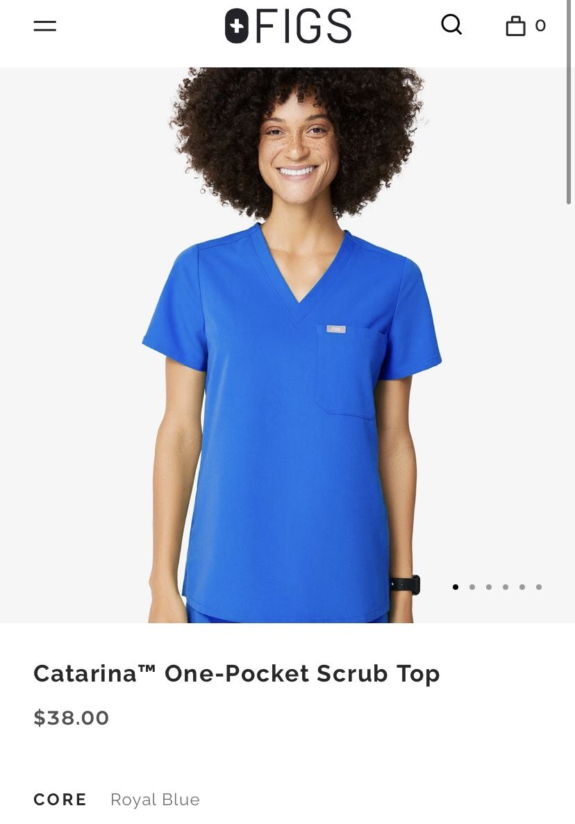 M Figs Scrub Tops