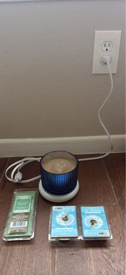 Electric Candle Warmer with Wax Melts Bundle