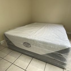 New Queen 12 Inch Memory Foam Mattress Set FREE SAME DAY DELIVERY