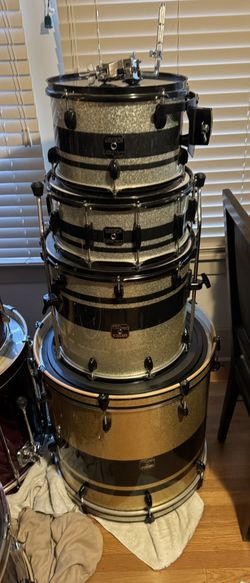 Gretsch Catalina Club w/20”depth and 22” Diameter Virgin Bass Drum Shell Pack